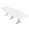 Skutchi Designs 45 in W, 144 in L, 29 in H, Engineered Wood Top, White HAR-HEX.IR-46x143-T-XD09 - alternate 1